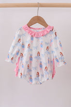 Load image into Gallery viewer, Pink bow nutcracker ruffle bubble