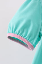 Load image into Gallery viewer, Green christmas tree embroidery dress