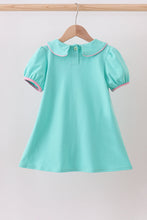 Load image into Gallery viewer, Green christmas tree embroidery dress