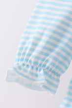 Load image into Gallery viewer, Blue bear french knot pants set