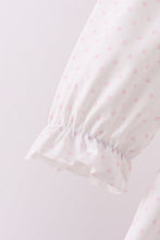 Load image into Gallery viewer, White puppy embroidery ruffle pants set