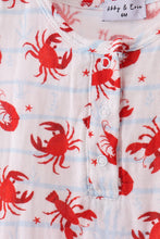 Load image into Gallery viewer, Lobster print muslin jonjon