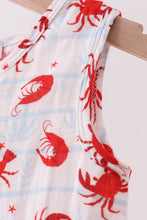 Load image into Gallery viewer, Lobster print muslin jonjon