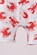 Load image into Gallery viewer, Lobster print muslin jonjon