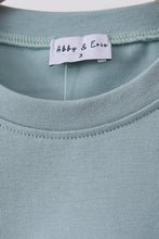 Load image into Gallery viewer, Blue bunny embroidery top