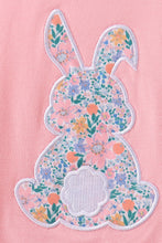 Load image into Gallery viewer, Pink bunny applique ruffle shorts set