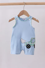 Load image into Gallery viewer, Blue engineering vehicle applique jonjon