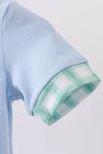 Load image into Gallery viewer, Blue engineering vehicle applique bubble