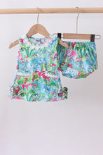 Load image into Gallery viewer, Green tropical garden bow bloomer set