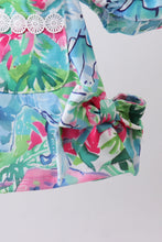 Load image into Gallery viewer, Green tropical garden bow bloomer set