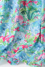 Load image into Gallery viewer, Green tropical garden dress