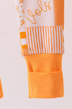 Load image into Gallery viewer, Tennessee floral checkered long sleeve bamboo romper