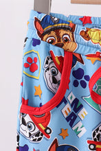 Load image into Gallery viewer, Blue character bamboo pants