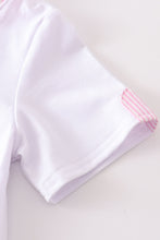 Load image into Gallery viewer, White mermaid embroidery cover up mom & me