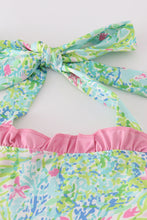 Load image into Gallery viewer, Meadow breeze print girl one-piece swimsuit