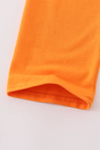 Load image into Gallery viewer, Purple Halloween pumpkin ghost embroidery pants set