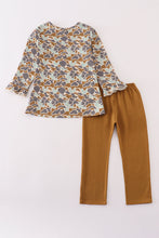 Load image into Gallery viewer, Halloween camouflage applique pants set