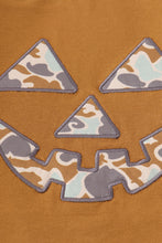 Load image into Gallery viewer, Halloween camouflage applique pants set