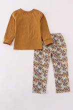 Load image into Gallery viewer, Halloween camouflage applique pants set
