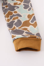 Load image into Gallery viewer, Halloween camouflage applique romper