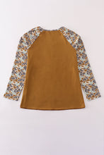 Load image into Gallery viewer, Halloween camouflage applique mom top