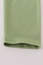 Load image into Gallery viewer, Sage turkey applique stripe pants set