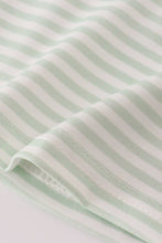 Load image into Gallery viewer, Sage turkey applique stripe top