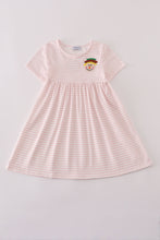 Load image into Gallery viewer, Scarecrow embroidery stripe dress