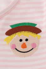 Load image into Gallery viewer, Scarecrow embroidery stripe dress
