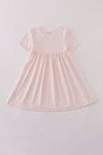 Load image into Gallery viewer, Scarecrow embroidery stripe dress