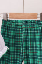 Load image into Gallery viewer, White wreath smocked ruffle pants set
