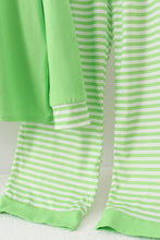 Load image into Gallery viewer, Green grinch embroidery adult pajamas set