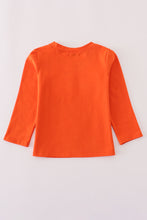 Load image into Gallery viewer, Orange turkey embroidery top