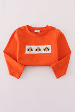Load image into Gallery viewer, Orange turkey embroidery top