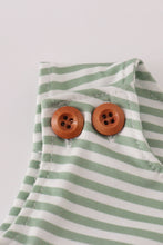 Load image into Gallery viewer, Green turkey french knot stripe jonjon