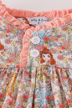 Load image into Gallery viewer, Princess floral print ruffle gown