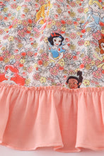 Load image into Gallery viewer, Princess floral print ruffle gown