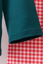 Load image into Gallery viewer, Green christmas santa claus embroidery pants set