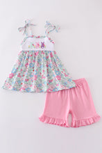 Load image into Gallery viewer, Floral bunny embroidery set