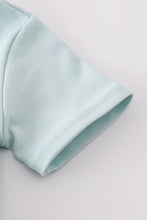 Load image into Gallery viewer, Blue cross embroidery bubble