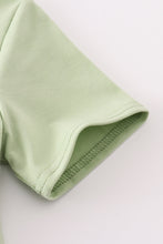 Load image into Gallery viewer, Green Fish Applique Top