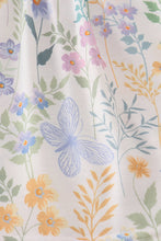 Load image into Gallery viewer, Purple floral embroidery smocked bloomer set