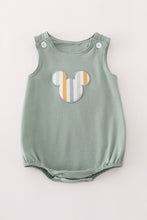 Load image into Gallery viewer, Green character applique bubble