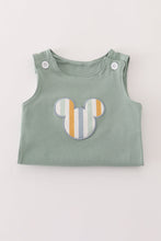 Load image into Gallery viewer, Green character applique bubble