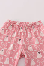 Load image into Gallery viewer, Halloween ghost print ruffle pajama set