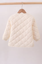 Load image into Gallery viewer, Cream quilted jacket