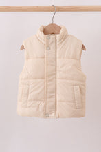Load image into Gallery viewer, Cream mom&me puffer vest