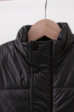 Load image into Gallery viewer, Black mom&me puffer vest