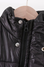 Load image into Gallery viewer, Black mom&me puffer vest