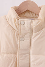 Load image into Gallery viewer, Cream mom&me puffer vest